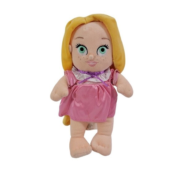 Disney Park Babies Tangled RAPUNZEL Soft Plush Princess Green Eyes 12” Doll - Picture 2 of 16